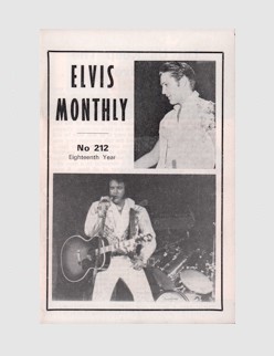 Elvis Monthly Issue No. 204 - 215