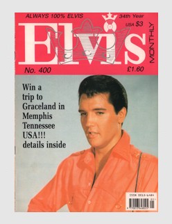 Elvis Monthly Issue No. 396 - 407