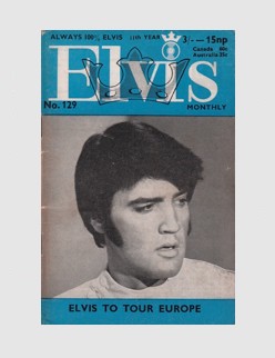 Elvis Monthly Issue No. 129