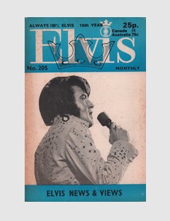 Elvis Monthly Issue No. 205