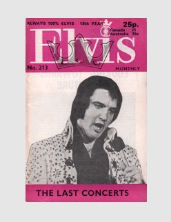 Elvis Monthly Issue No. 213