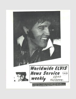 Elvis News Service Weekly Issue No. 143