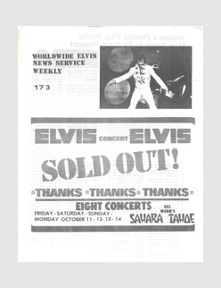 Elvis News Service Weekly Issue No. 173