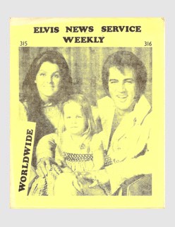 Elvis News Service Weekly Issue No. 315 / 316
