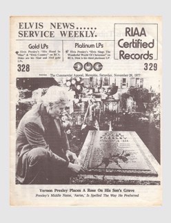 Elvis News Service Weekly Issue No. 328 / 329