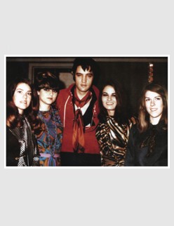 January 24 1969 - Mary Holladay, Jeanie Greene, Elvis, Donna Thatcher & Ginger Holladay