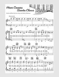 Here Comes Santa Claus (Thanks to Christopher Brown)